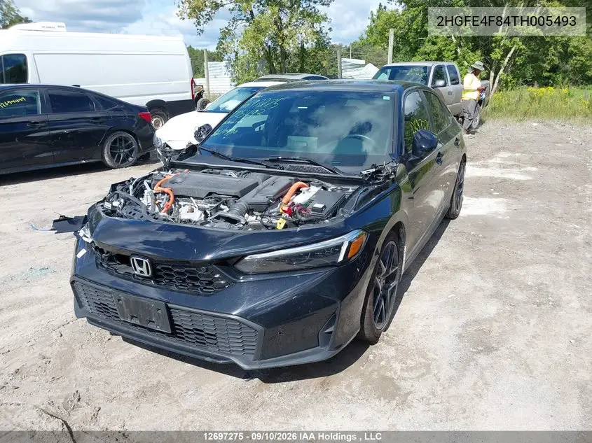 2026 HONDA CIVIC VIN 2HGFE4F84TH005493 — фото 2