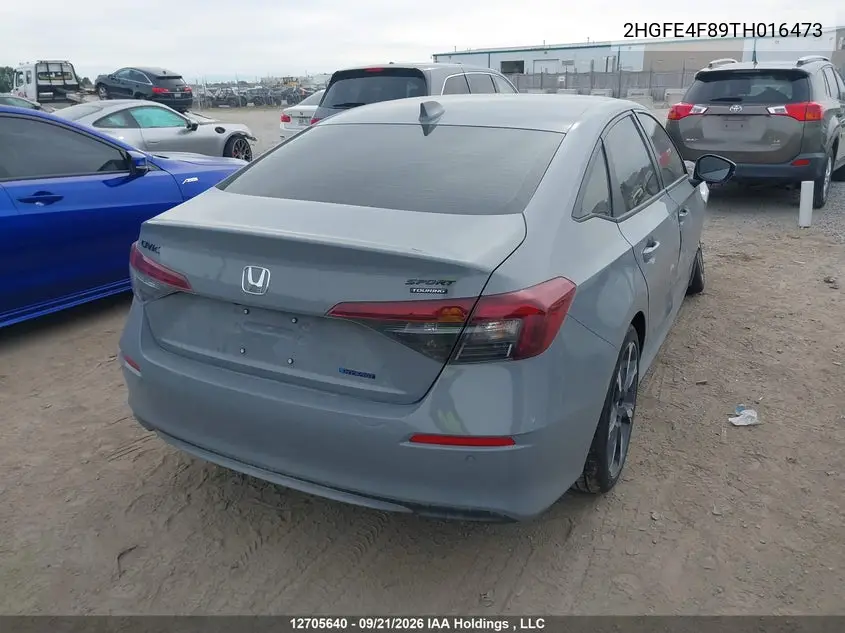 2026 HONDA CIVIC VIN 2HGFE4F89TH016473 — фото 4