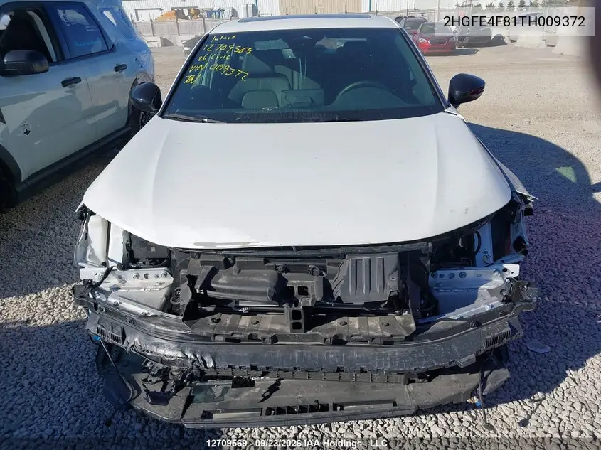 2026 HONDA CIVIC VIN 2HGFE4F81TH009372 — фото 13