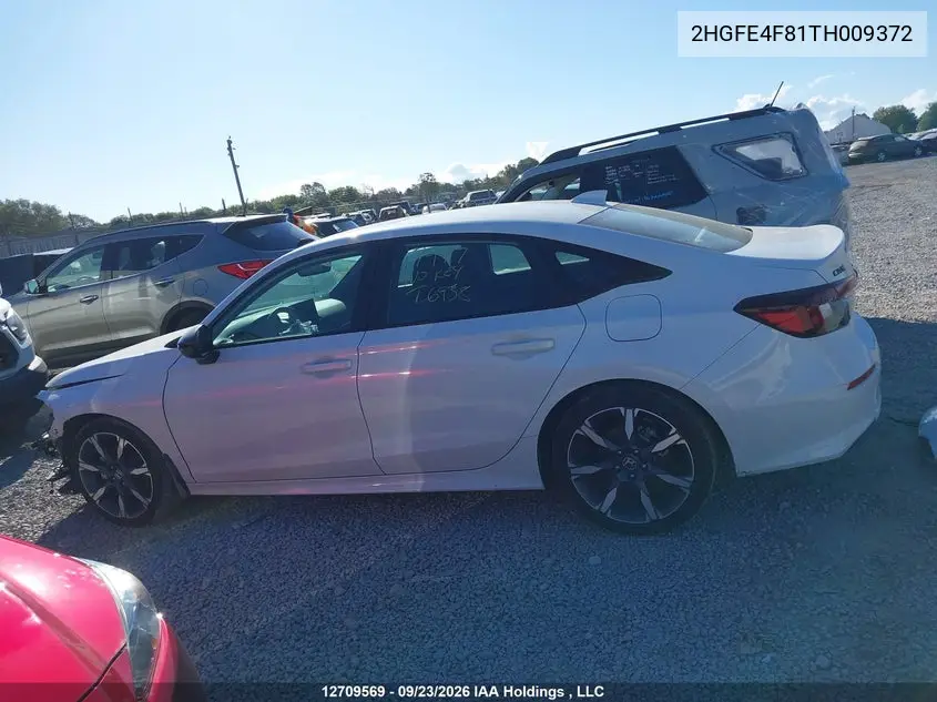 2026 HONDA CIVIC VIN 2HGFE4F81TH009372 — фото 15