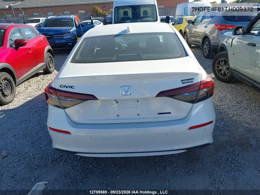2026 HONDA CIVIC VIN 2HGFE4F81TH009372 — фото 17