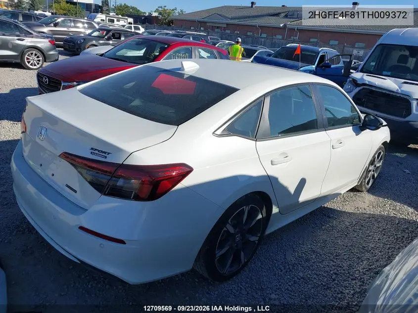 2026 HONDA CIVIC VIN 2HGFE4F81TH009372 — фото 4