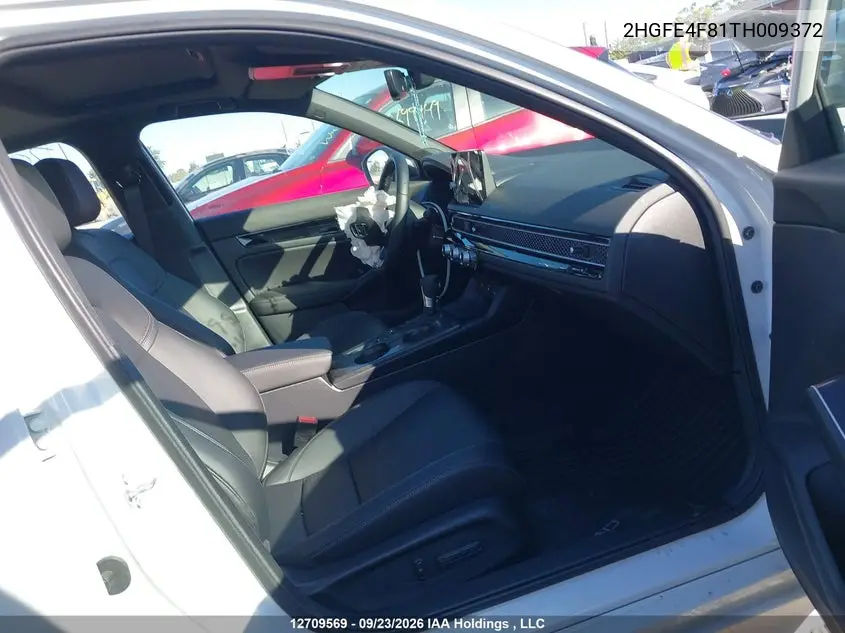 2026 HONDA CIVIC VIN 2HGFE4F81TH009372 — фото 5