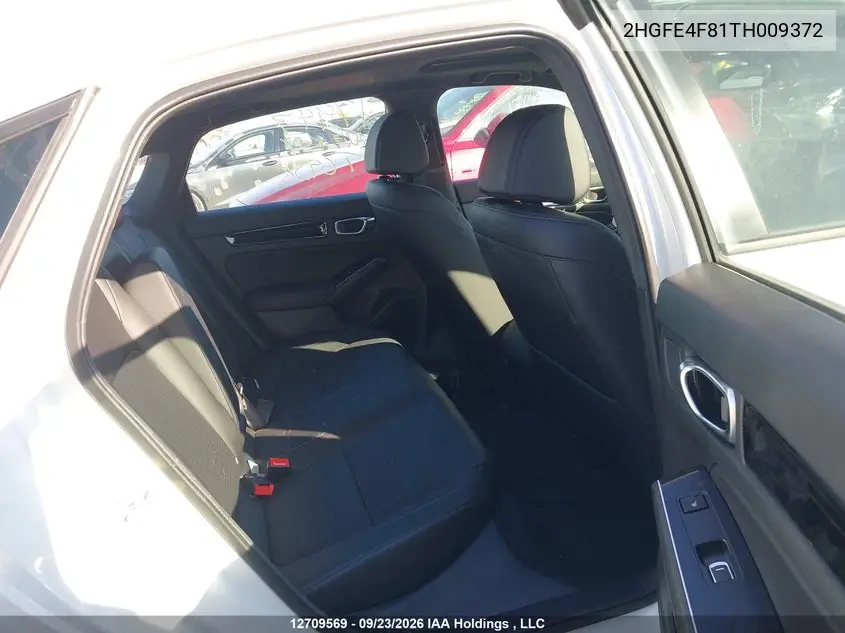 2026 HONDA CIVIC VIN 2HGFE4F81TH009372 — фото 8