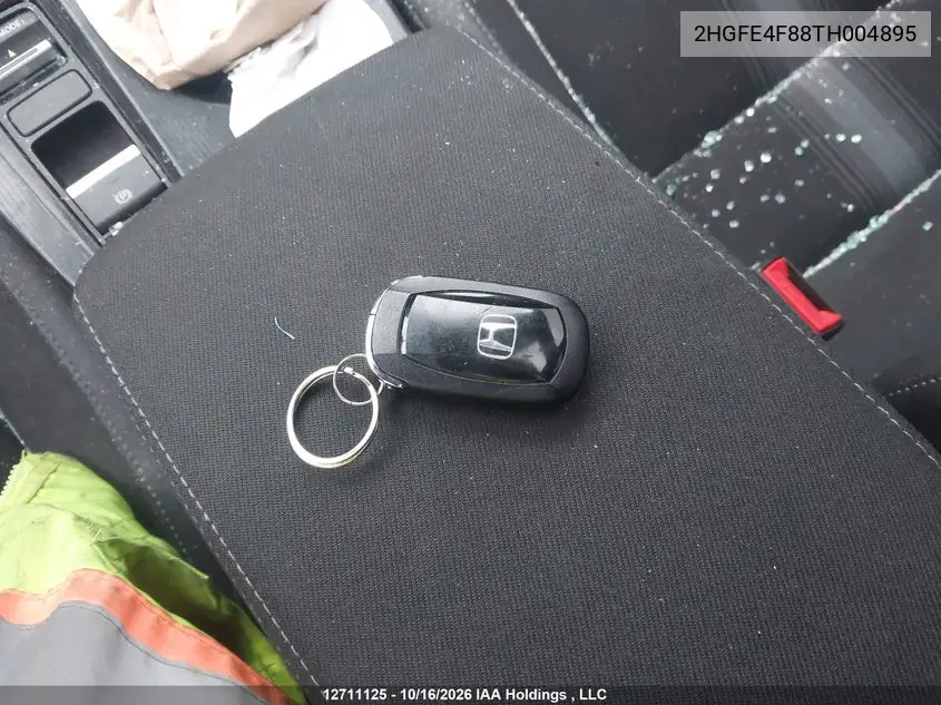 2026 HONDA CIVIC VIN 2HGFE4F88TH004895 — фото 11
