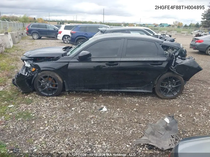 2026 HONDA CIVIC VIN 2HGFE4F88TH004895 — фото 14