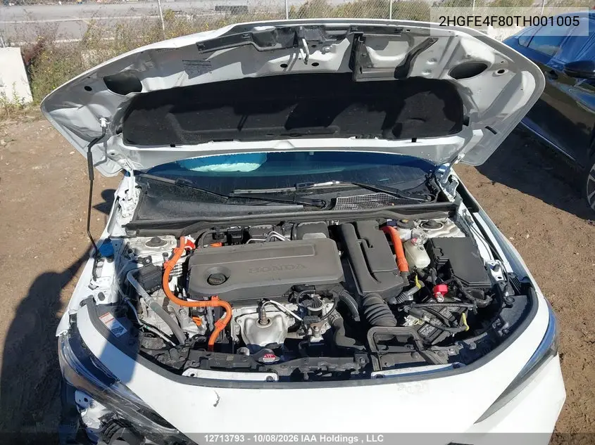 2026 HONDA CIVIC VIN 2HGFE4F80TH001005 — фото 10