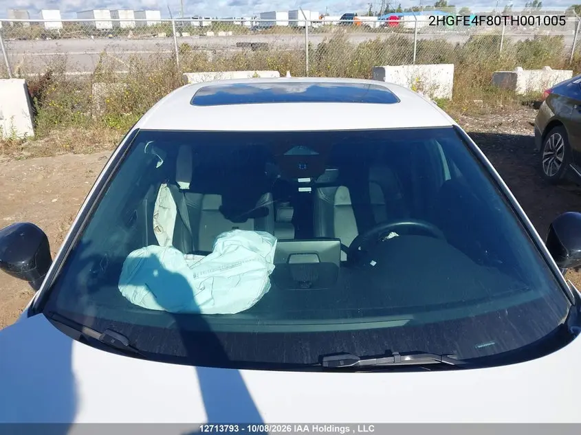 2026 HONDA CIVIC VIN 2HGFE4F80TH001005 — фото 16