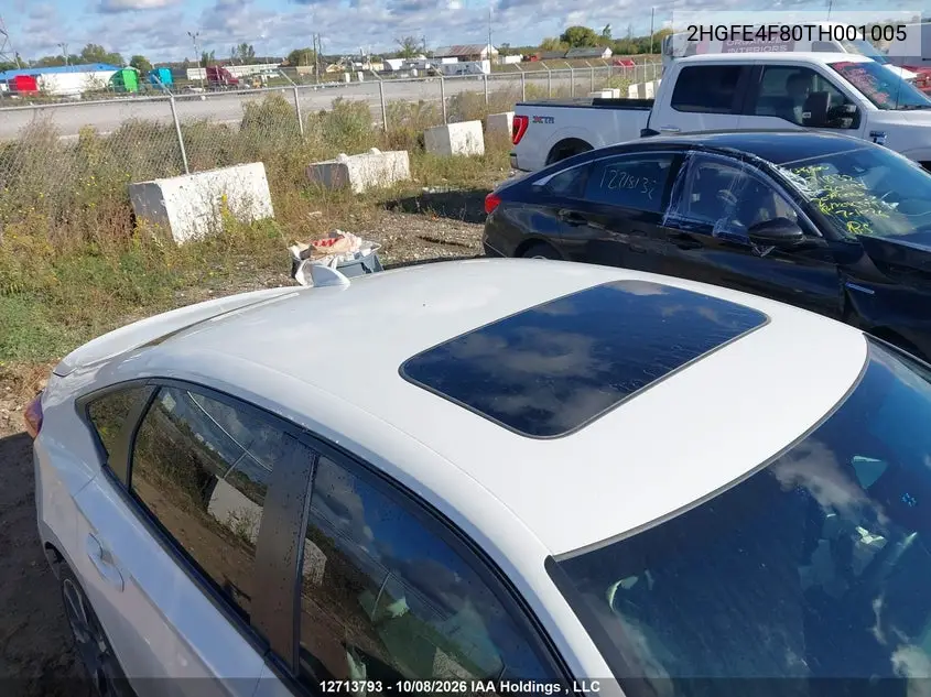 2026 HONDA CIVIC VIN 2HGFE4F80TH001005 — фото 20
