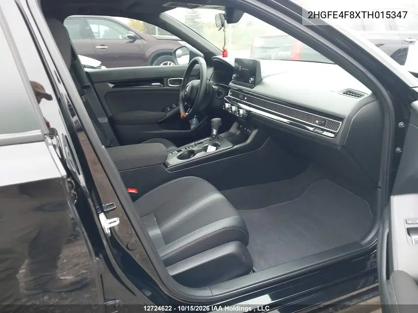 2026 HONDA CIVIC VIN 2HGFE4F8XTH015347 — фото 5
