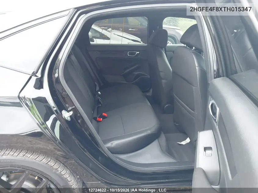 2026 HONDA CIVIC VIN 2HGFE4F8XTH015347 — фото 8