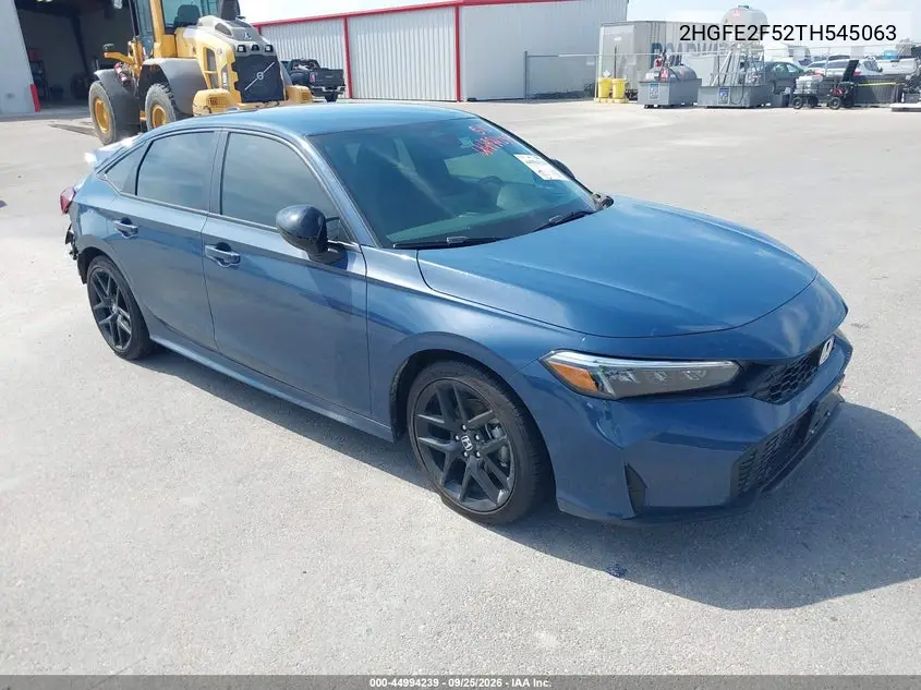 HONDA CIVIC 2026, VIN 2HGFE2F52TH545063