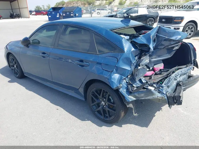 2026 HONDA CIVIC VIN 2HGFE2F52TH545063 — фото 3