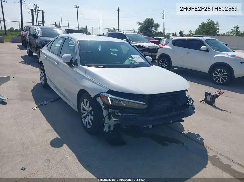 HONDA CIVIC 2026, VIN 2HGFE2F25TH602569