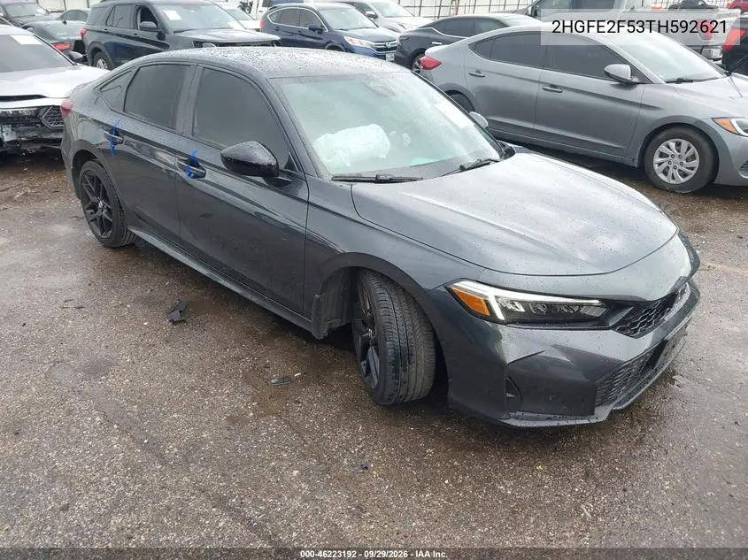 HONDA CIVIC 2026, VIN 2HGFE2F53TH592621