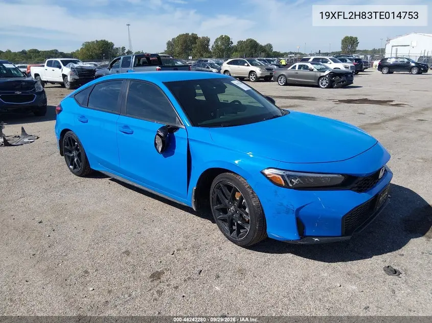 HONDA CIVIC 2026, VIN 19XFL2H83TE014753