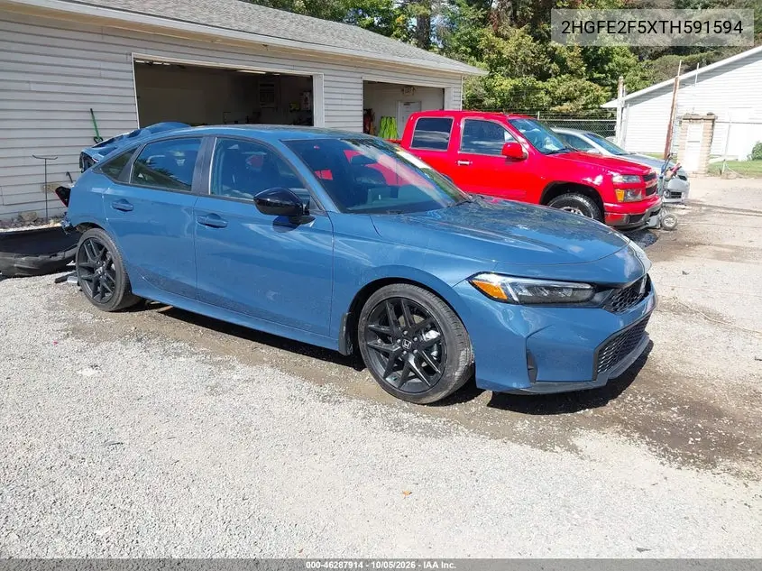 HONDA CIVIC 2026, VIN 2HGFE2F5XTH591594