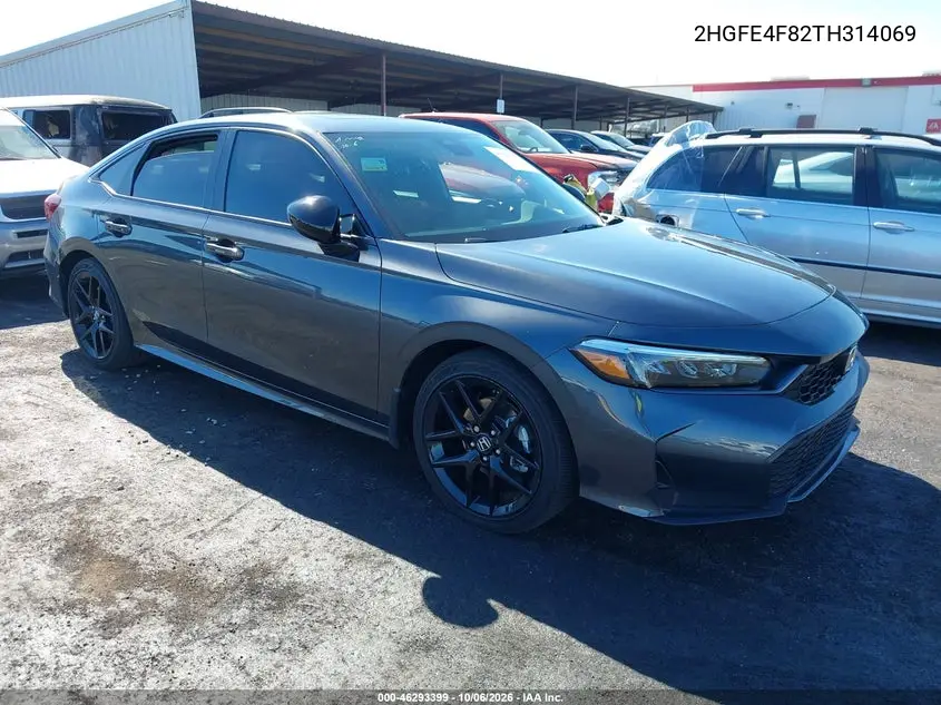 HONDA CIVIC 2026, VIN 2HGFE4F82TH314069