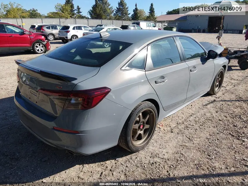 2026 HONDA CIVIC VIN 2HGFE1E5XTH476909 — фото 4