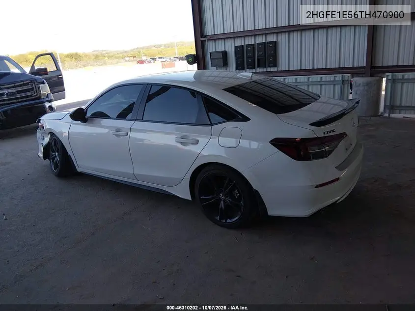 2026 HONDA CIVIC VIN 2HGFE1E56TH470900 — фото 3