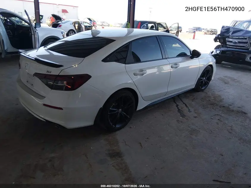 2026 HONDA CIVIC VIN 2HGFE1E56TH470900 — фото 4