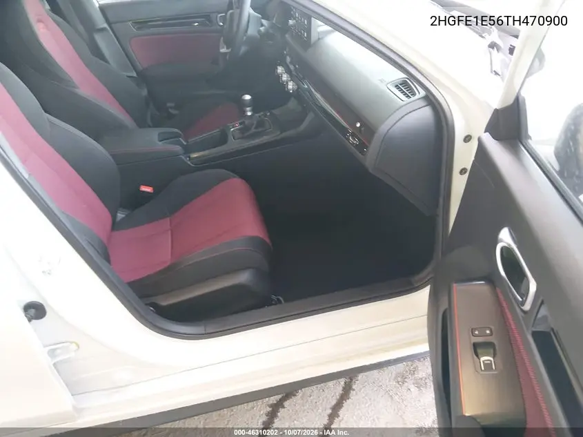 2026 HONDA CIVIC VIN 2HGFE1E56TH470900 — фото 5