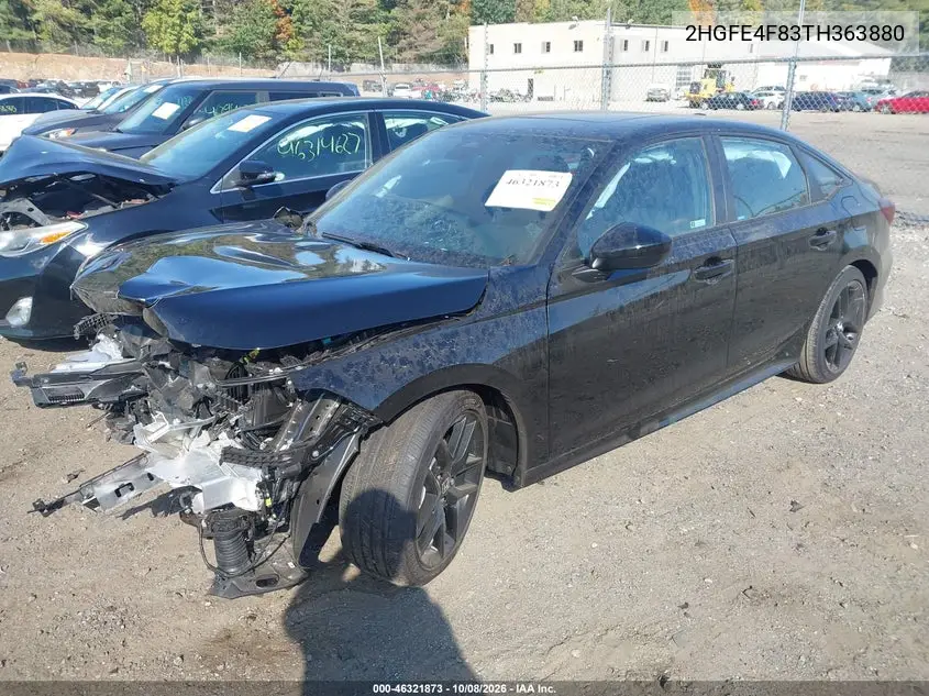 2026 HONDA CIVIC VIN 2HGFE4F83TH363880 — фото 2