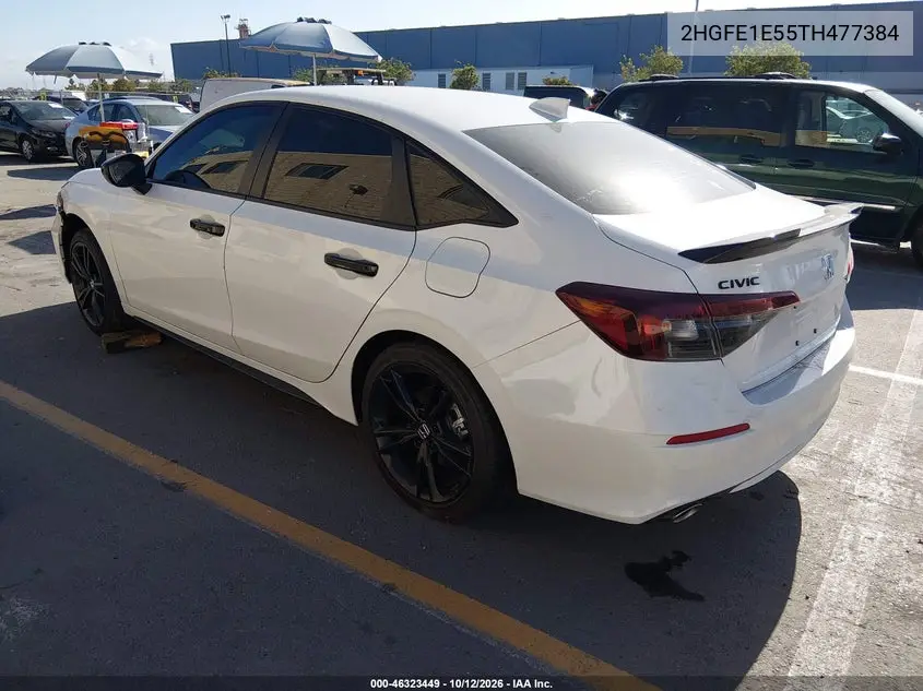 2026 HONDA CIVIC VIN 2HGFE1E55TH477384 — фото 3