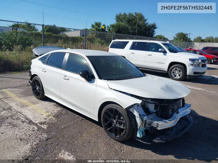 HONDA CIVIC 2026, VIN 2HGFE2F56TH532445