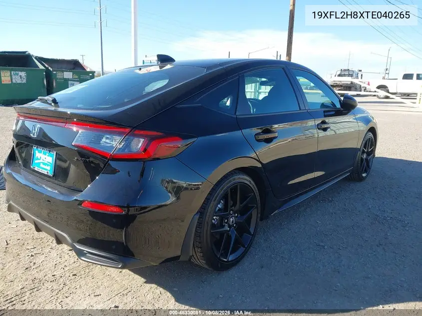 2026 HONDA CIVIC VIN 19XFL2H8XTE040265 — фото 4