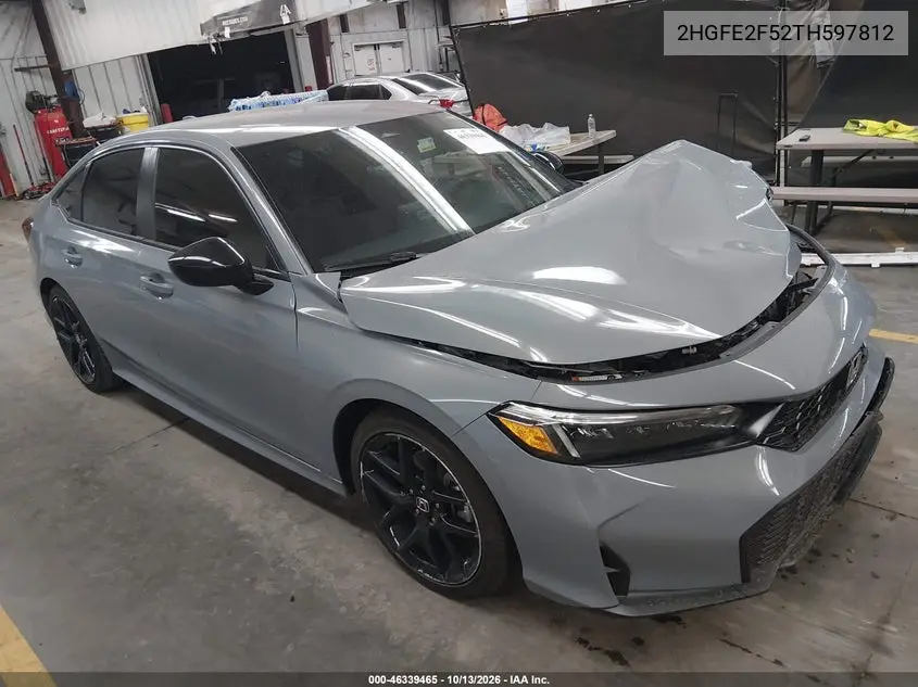 HONDA CIVIC 2026, VIN 2HGFE2F52TH597812