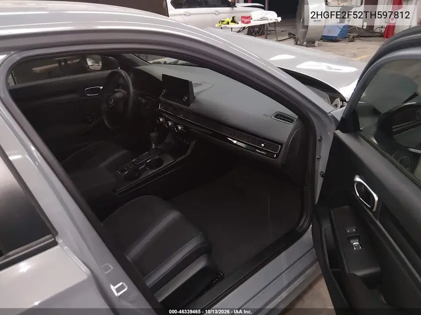 2026 HONDA CIVIC VIN 2HGFE2F52TH597812 — фото 5