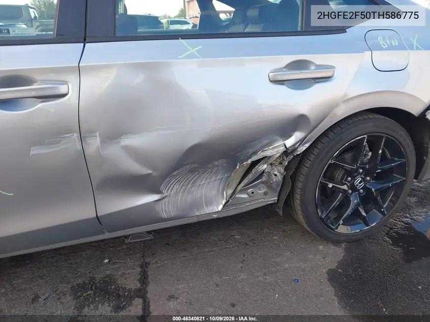 2026 HONDA CIVIC VIN 2HGFE2F50TH586775 — фото 18
