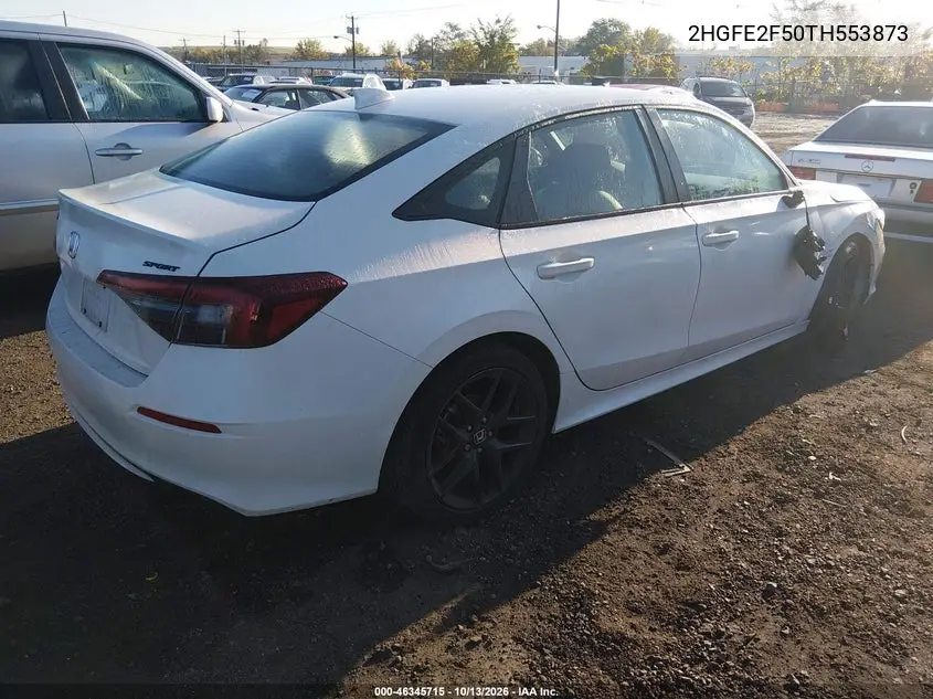 2026 HONDA CIVIC VIN 2HGFE2F50TH553873 — фото 4