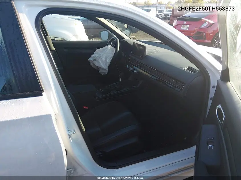 2026 HONDA CIVIC VIN 2HGFE2F50TH553873 — фото 5