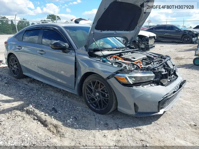 HONDA CIVIC 2026, VIN 2HGFE4F80TH307928