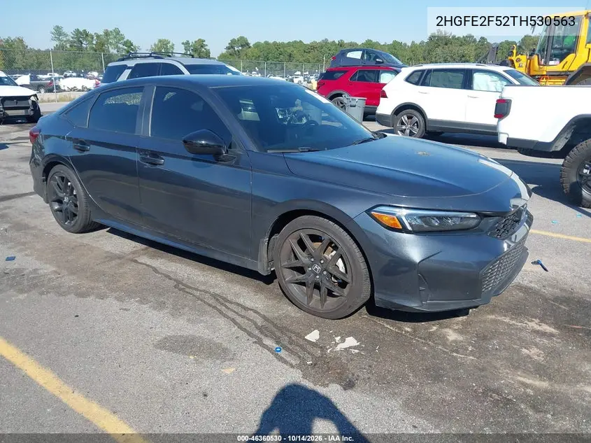 HONDA CIVIC 2026, VIN 2HGFE2F52TH530563