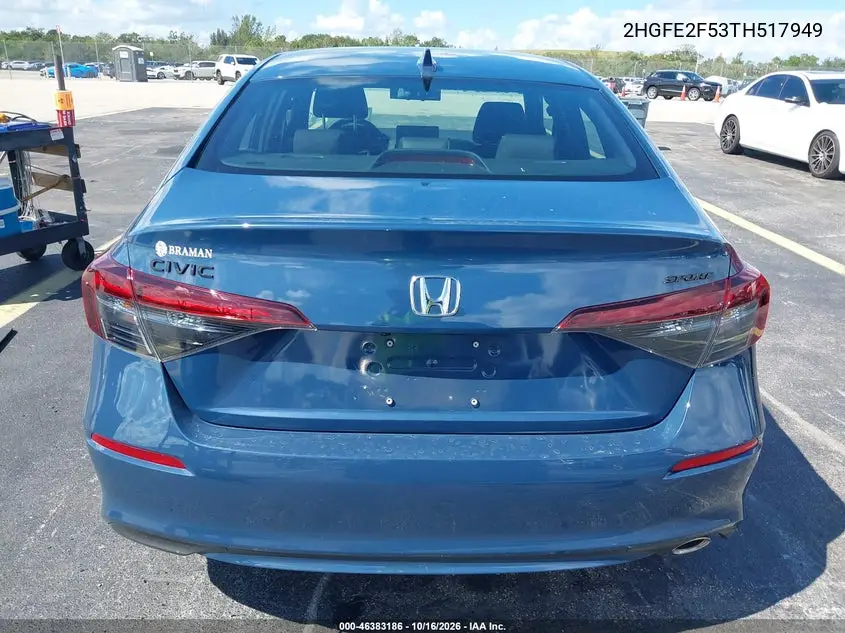 2026 HONDA CIVIC VIN 2HGFE2F53TH517949 — фото 16