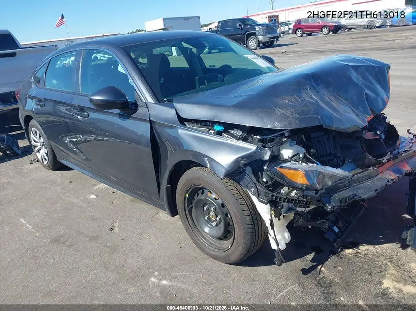 HONDA CIVIC 2026, VIN 2HGFE2F21TH613018