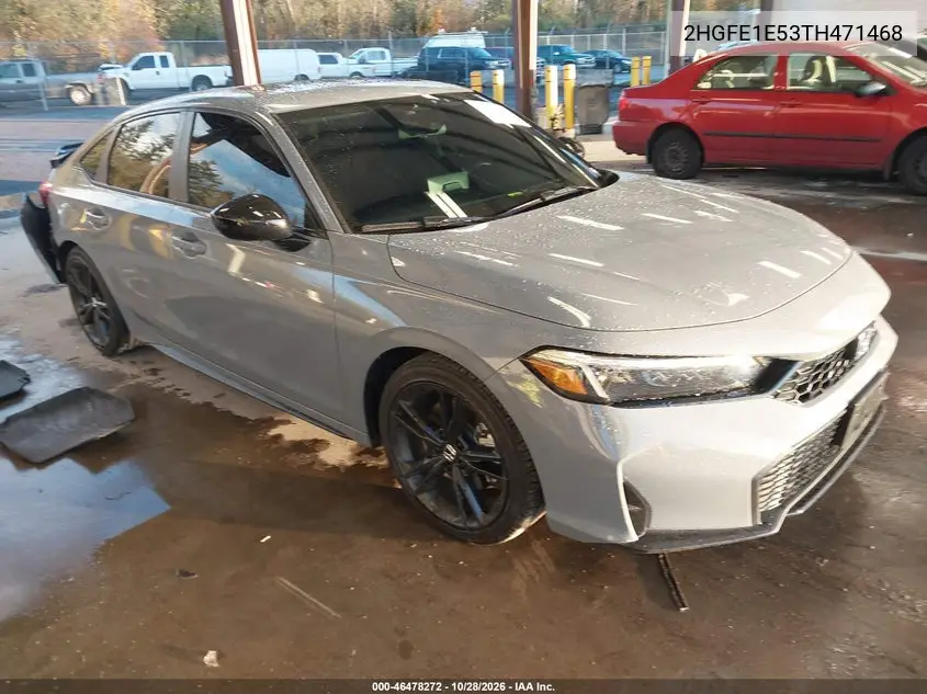 HONDA CIVIC 2026, VIN 2HGFE1E53TH471468