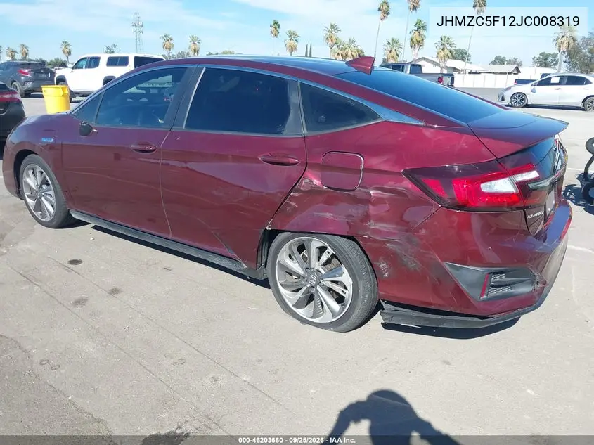 2018 HONDA CLARITY VIN JHMZC5F12JC008319 — фото 3