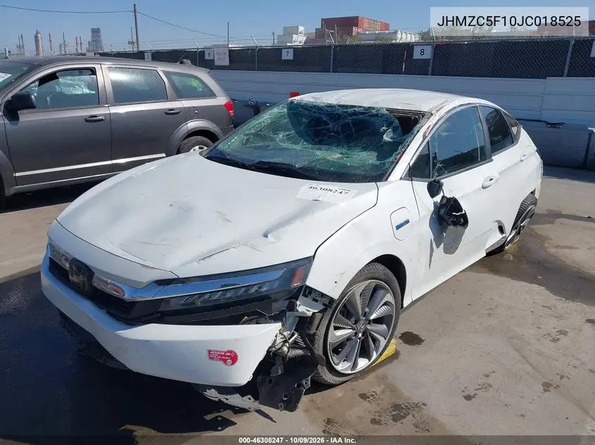 2018 HONDA CLARITY VIN JHMZC5F10JC018525 — фото 2