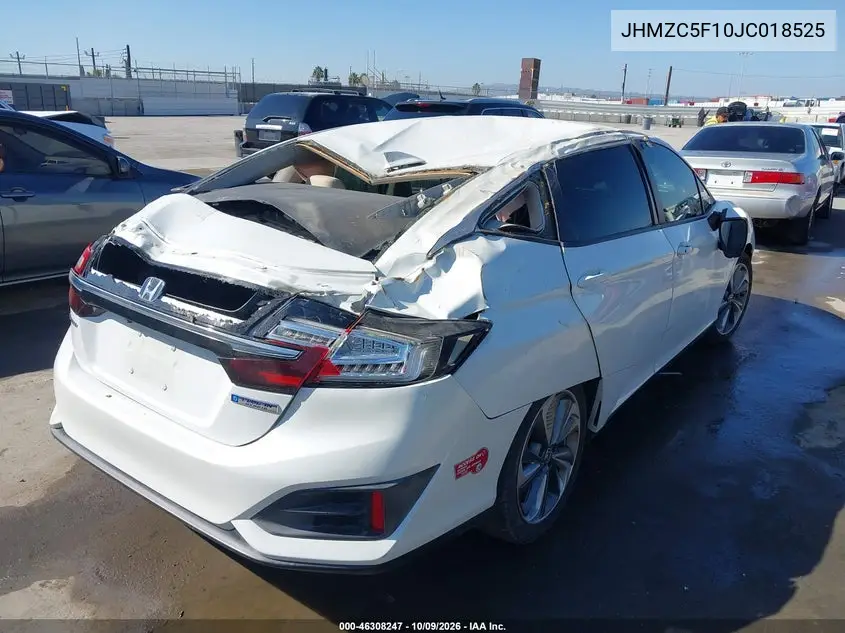 2018 HONDA CLARITY VIN JHMZC5F10JC018525 — фото 4