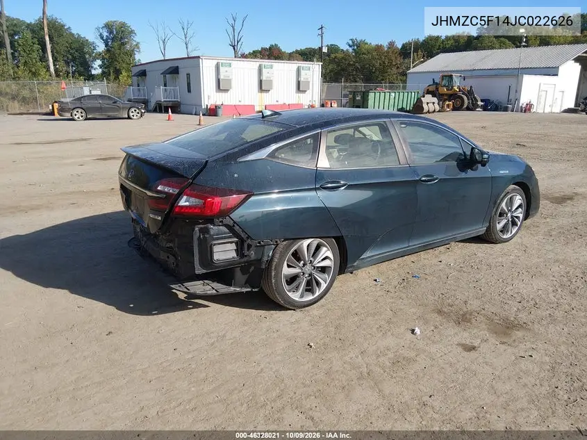 2018 HONDA CLARITY VIN JHMZC5F14JC022626 — фото 4