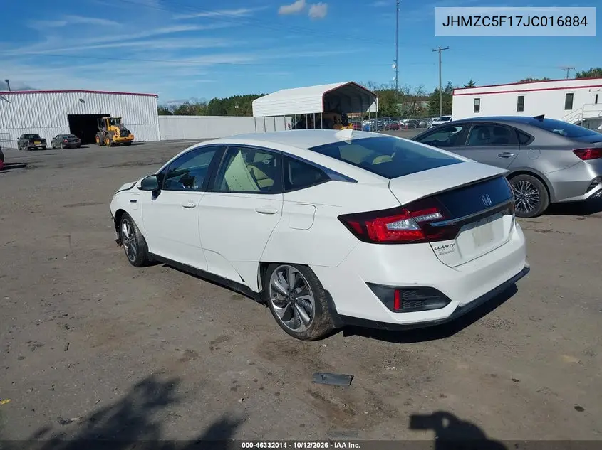 2018 HONDA CLARITY VIN JHMZC5F17JC016884 — фото 3