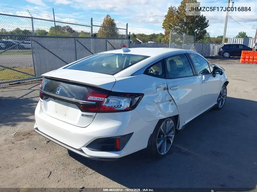 2018 HONDA CLARITY VIN JHMZC5F17JC016884 — фото 4