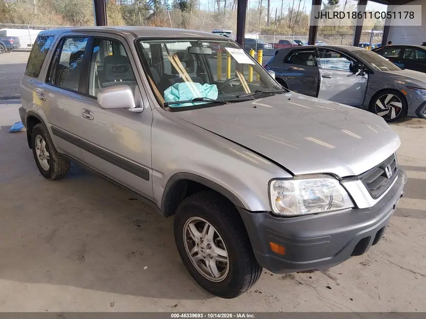 HONDA CR-V 2001, VIN JHLRD18611C051178