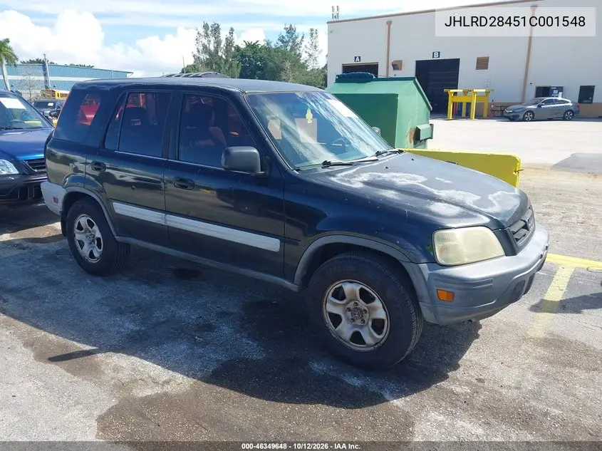 HONDA CR-V 2001, VIN JHLRD28451C001548