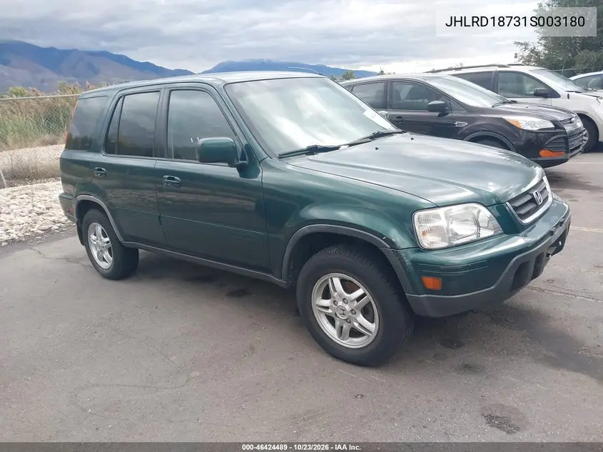 HONDA CR-V 2001, VIN JHLRD18731S003180