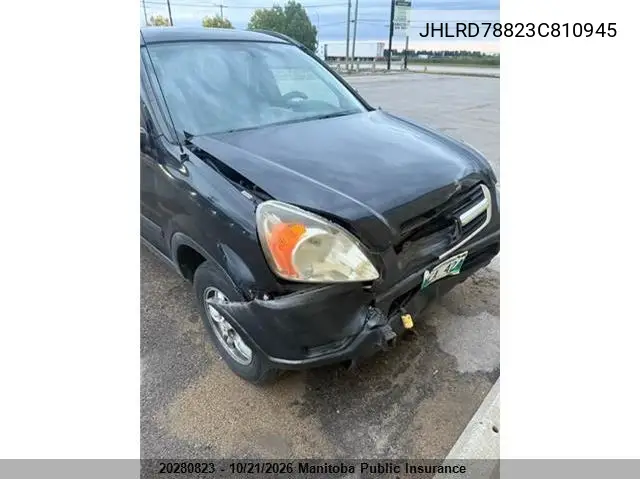 HONDA CR-V 2003, VIN JHLRD78823C810945